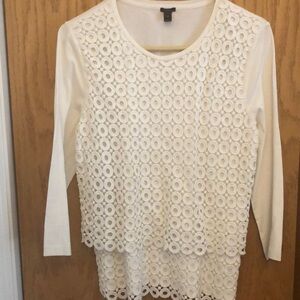 J CREW top  long sleeves size med
